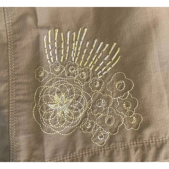 Horny Toad Beige Rip Stop Skort Skirt Womens Size 8 (701) - Picture 4 of 6